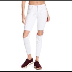 Blank NYC ripped white jeans